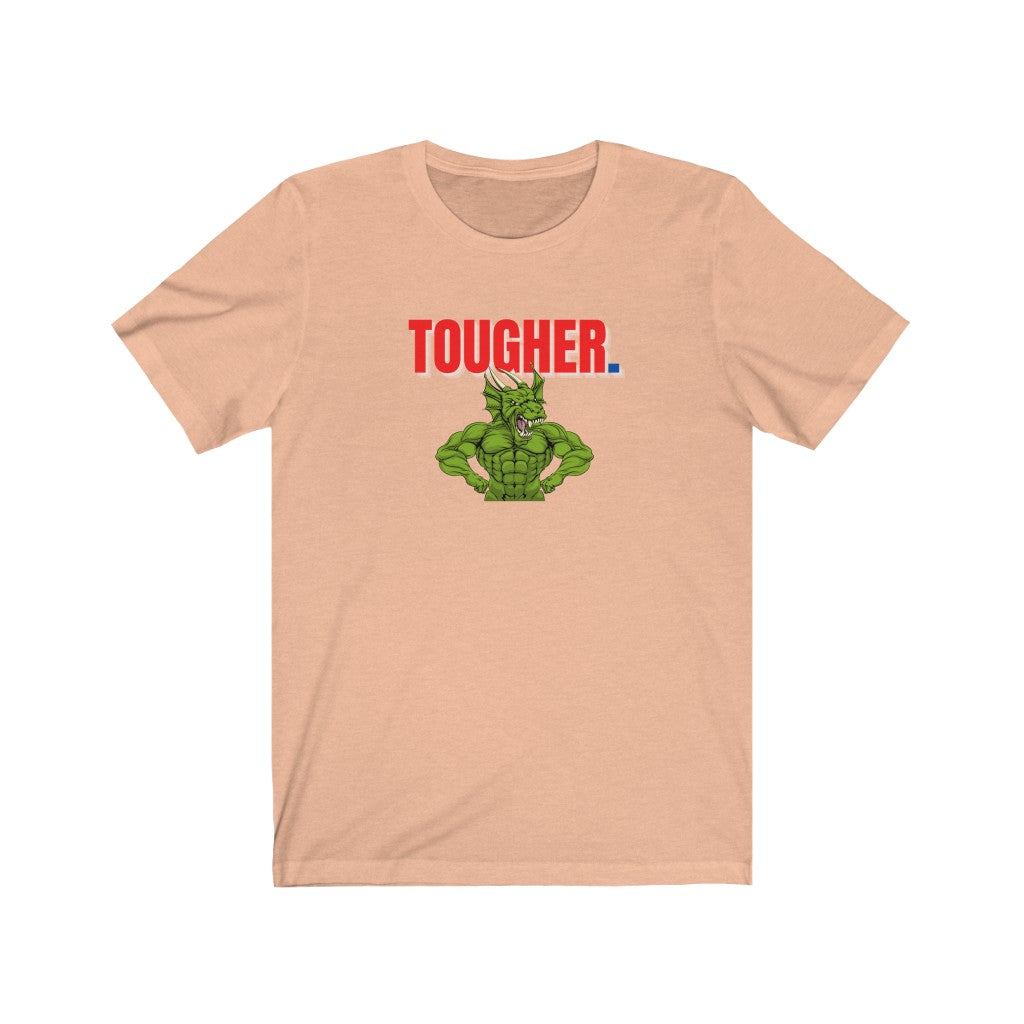 Tougher - Red Unisex Jersey Short Sleeve Tee