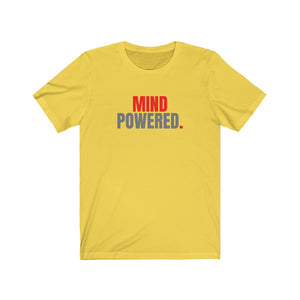 Mind Powered - Red Unisex Jersey Short Sleeve Tee
