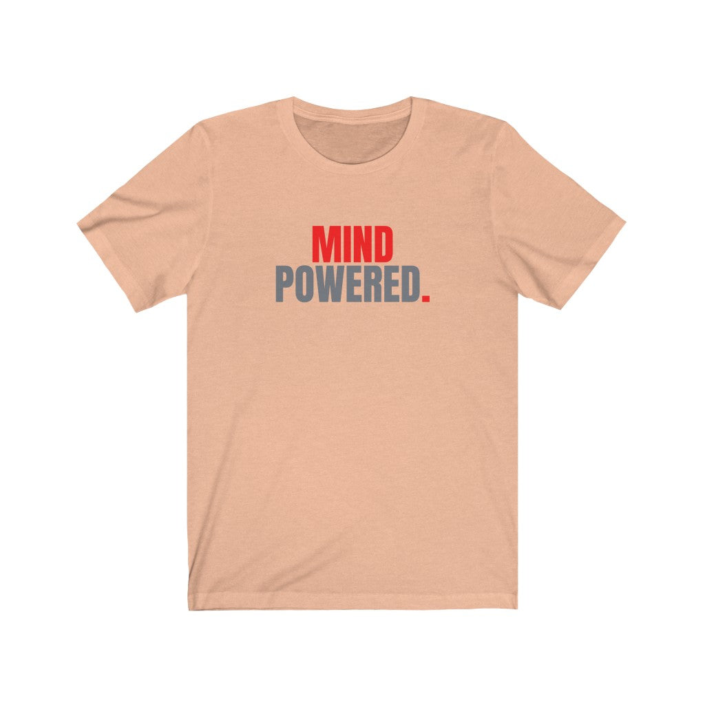 Mind Powered - Red Unisex Jersey Short Sleeve Tee
