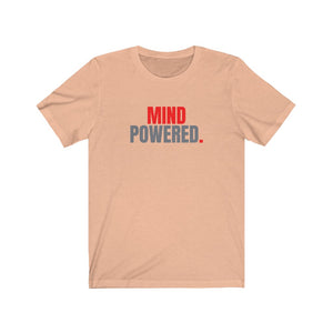 Mind Powered - Red Unisex Jersey Short Sleeve Tee
