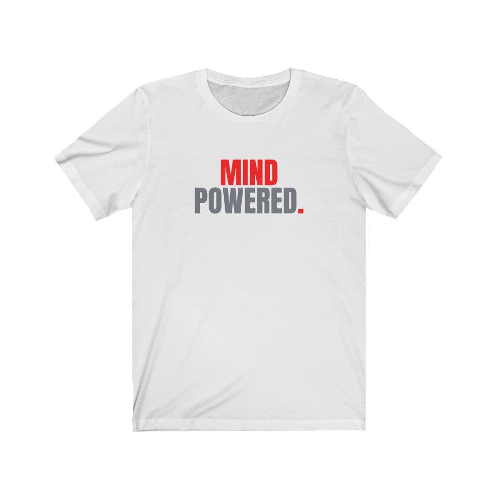 Mind Powered - Red Unisex Jersey Short Sleeve Tee