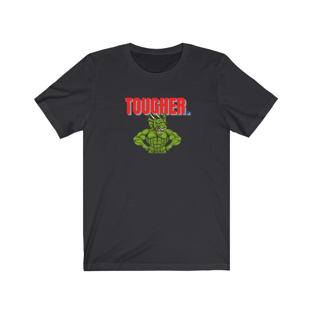 Tougher - Red Unisex Jersey Short Sleeve Tee