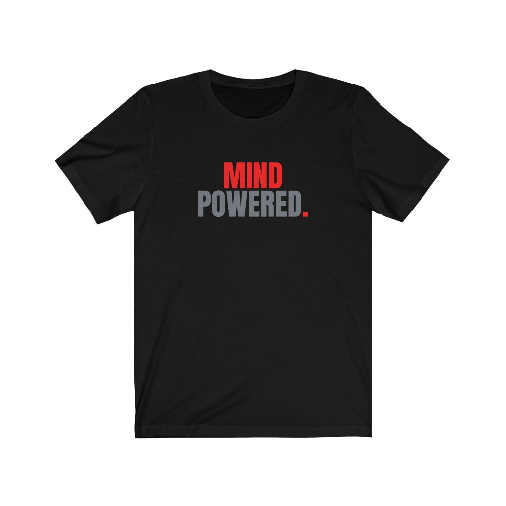 Mind Powered - Red Unisex Jersey Short Sleeve Tee