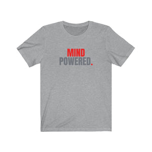 Mind Powered - Red Unisex Jersey Short Sleeve Tee