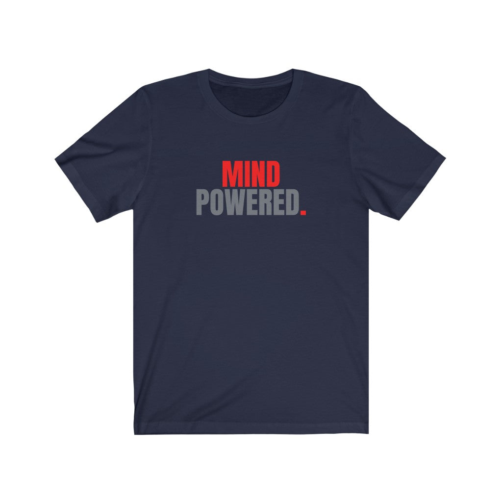 Mind Powered - Red Unisex Jersey Short Sleeve Tee