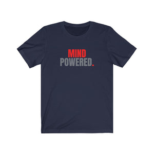 Mind Powered - Red Unisex Jersey Short Sleeve Tee