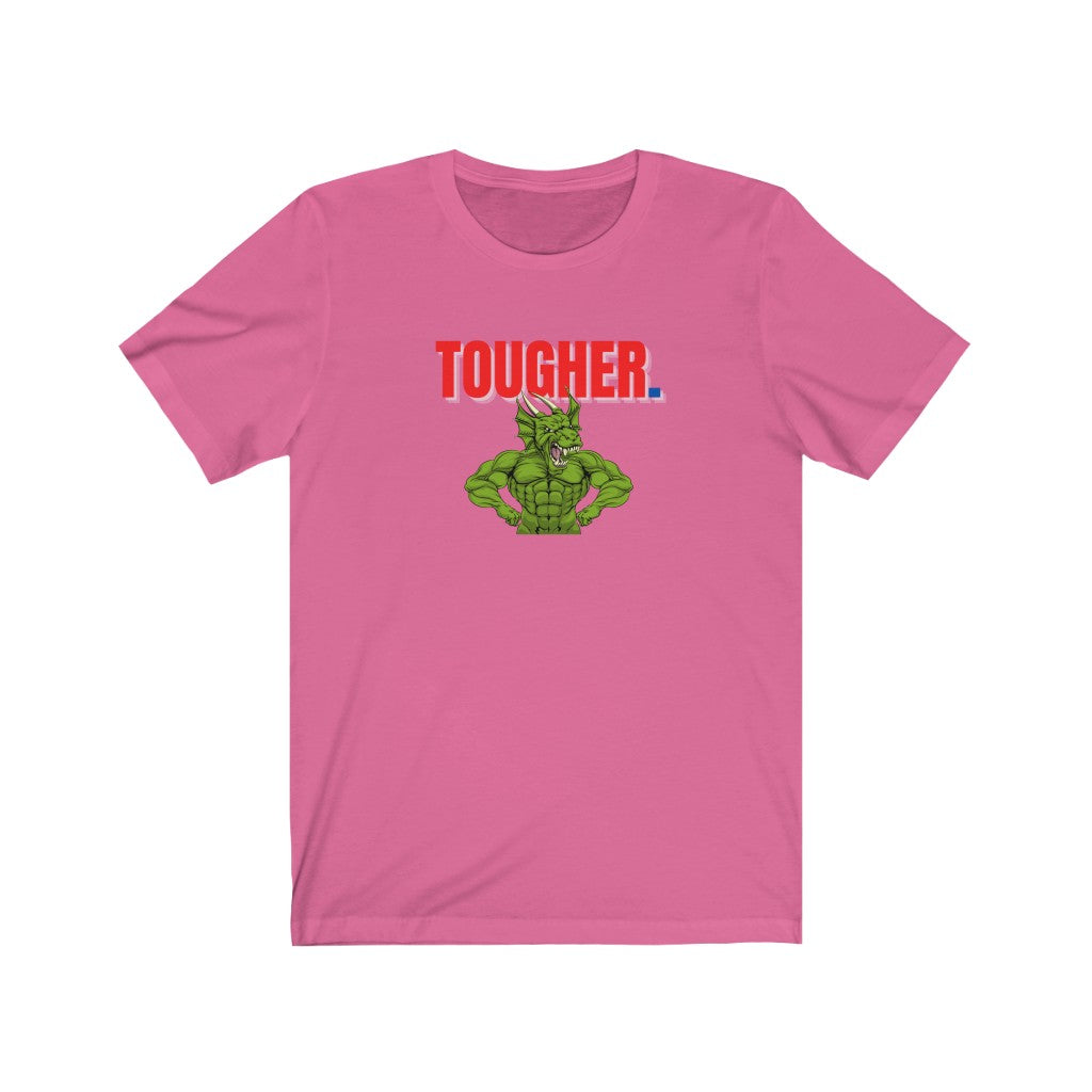 Tougher - Red Unisex Jersey Short Sleeve Tee