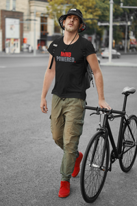 Mind Powered - Red Unisex Jersey Short Sleeve Tee