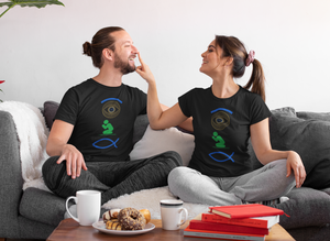 Eye Pray JFish  - Unisex Jersey Short Sleeve Tee